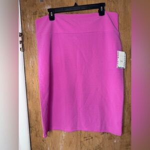 Lularoe CASSIE PENCIL SKIRT pink 2XL
